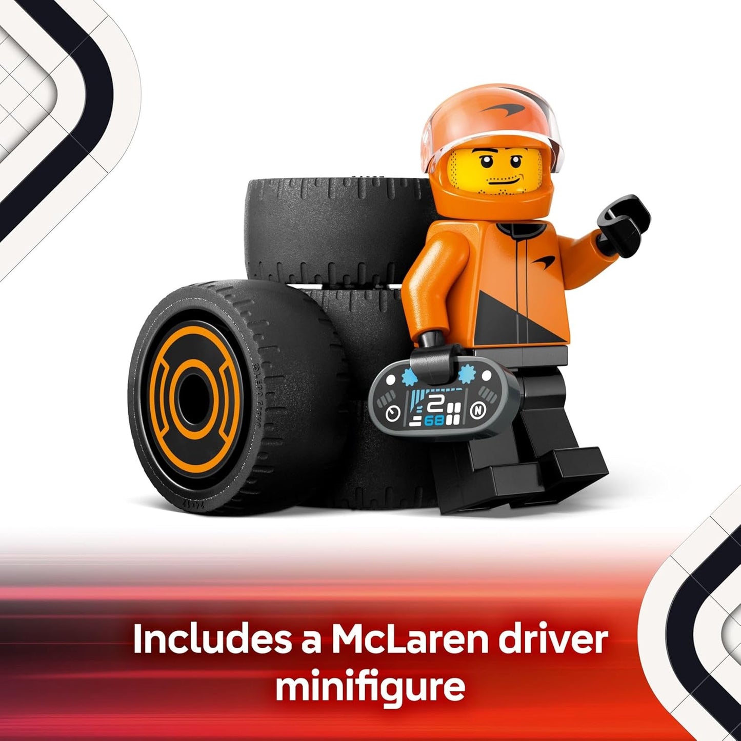 McLaren Race Car W Driver-1