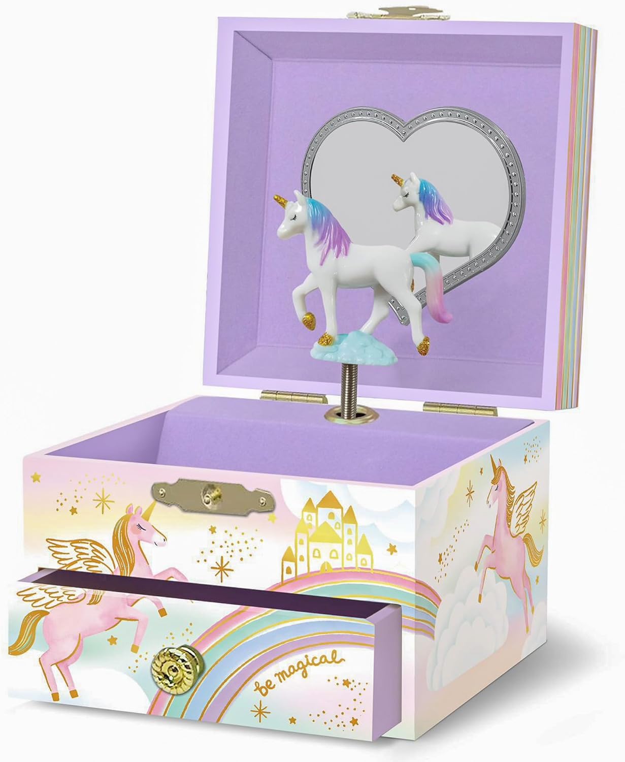 Unicorn Jewelry Box Small