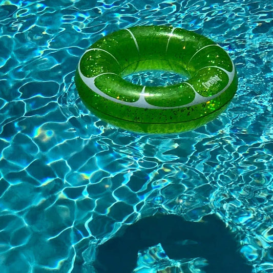 Lime Green Pool Float-1