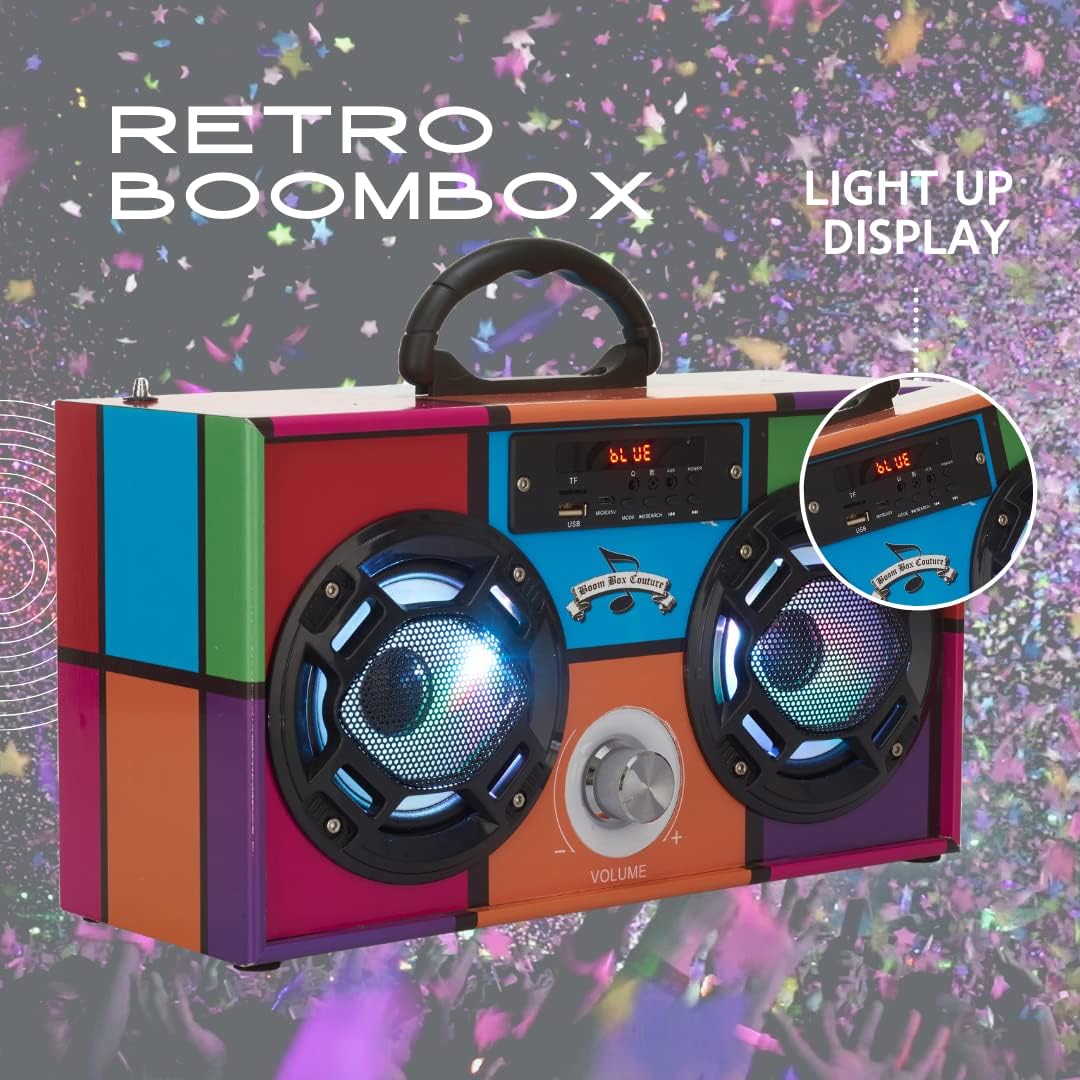 Bluetooth Retro Boombox-2