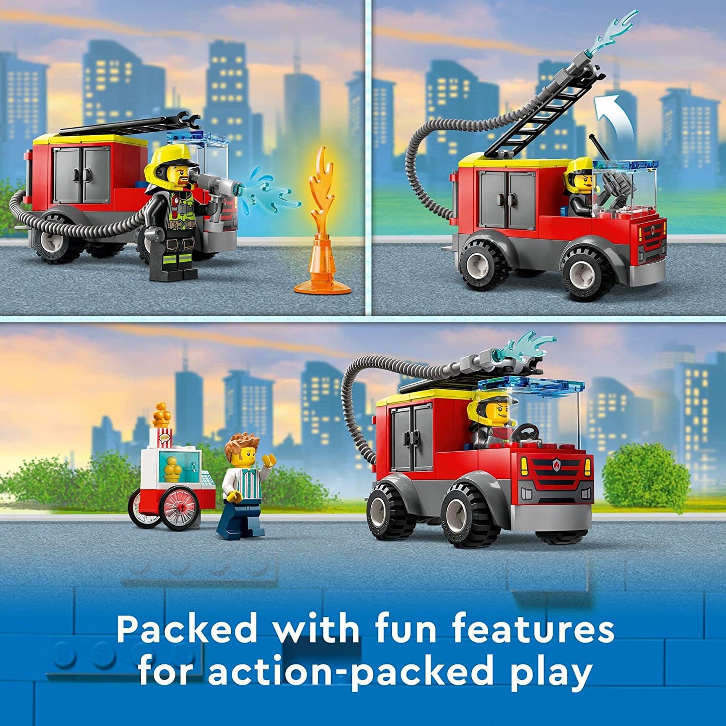 Fire Station Fire Truck-1