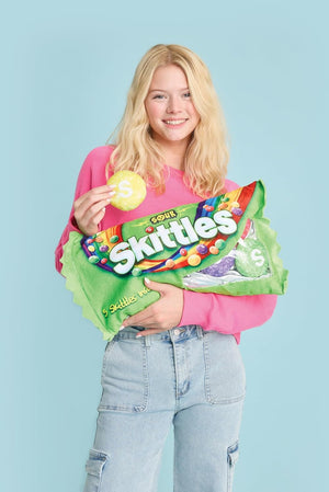Sour Skittles Fleece Plush