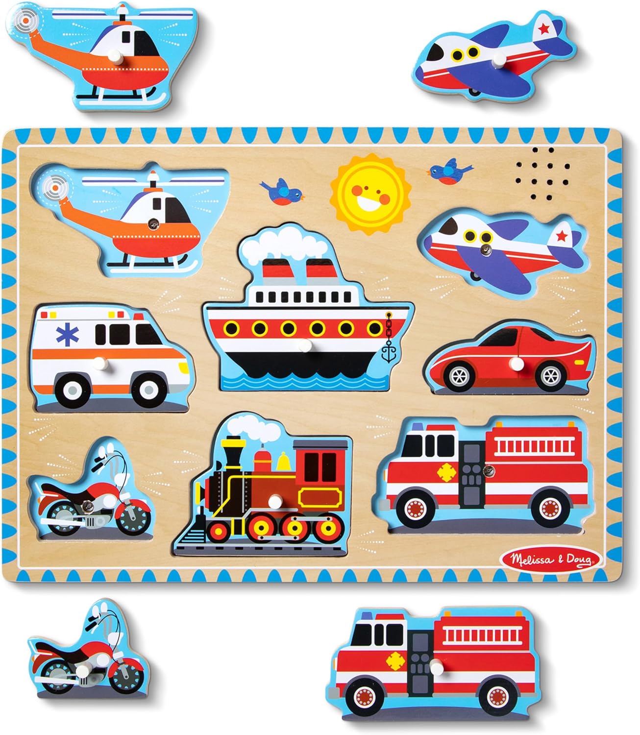 Vehicle Sound Wooden Puzzle-1