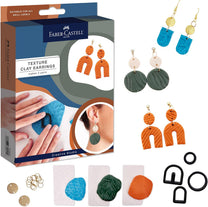 Texture Clay Earrings-4