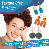 Texture Clay Earrings-1