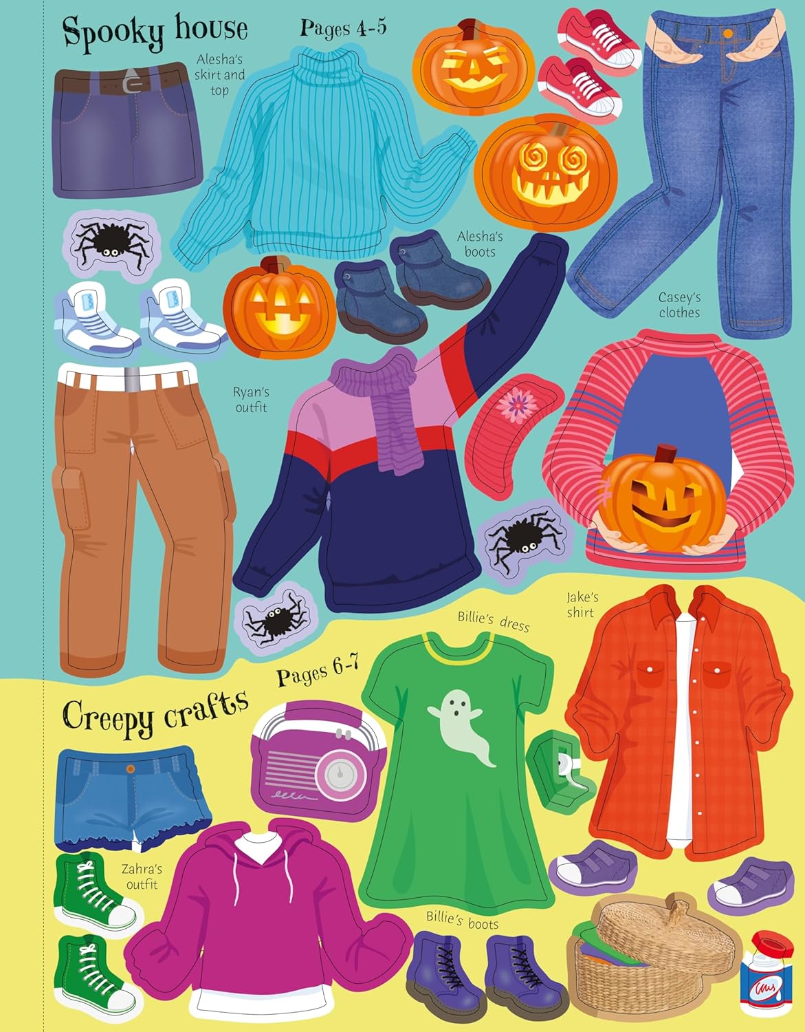 Sticker Dolly Trick Treat-4