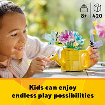 Flowers in Watering Can