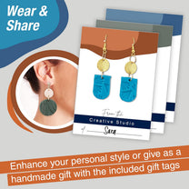 Texture Clay Earrings-3