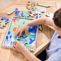 Wooden Underwater Gear Puzzle