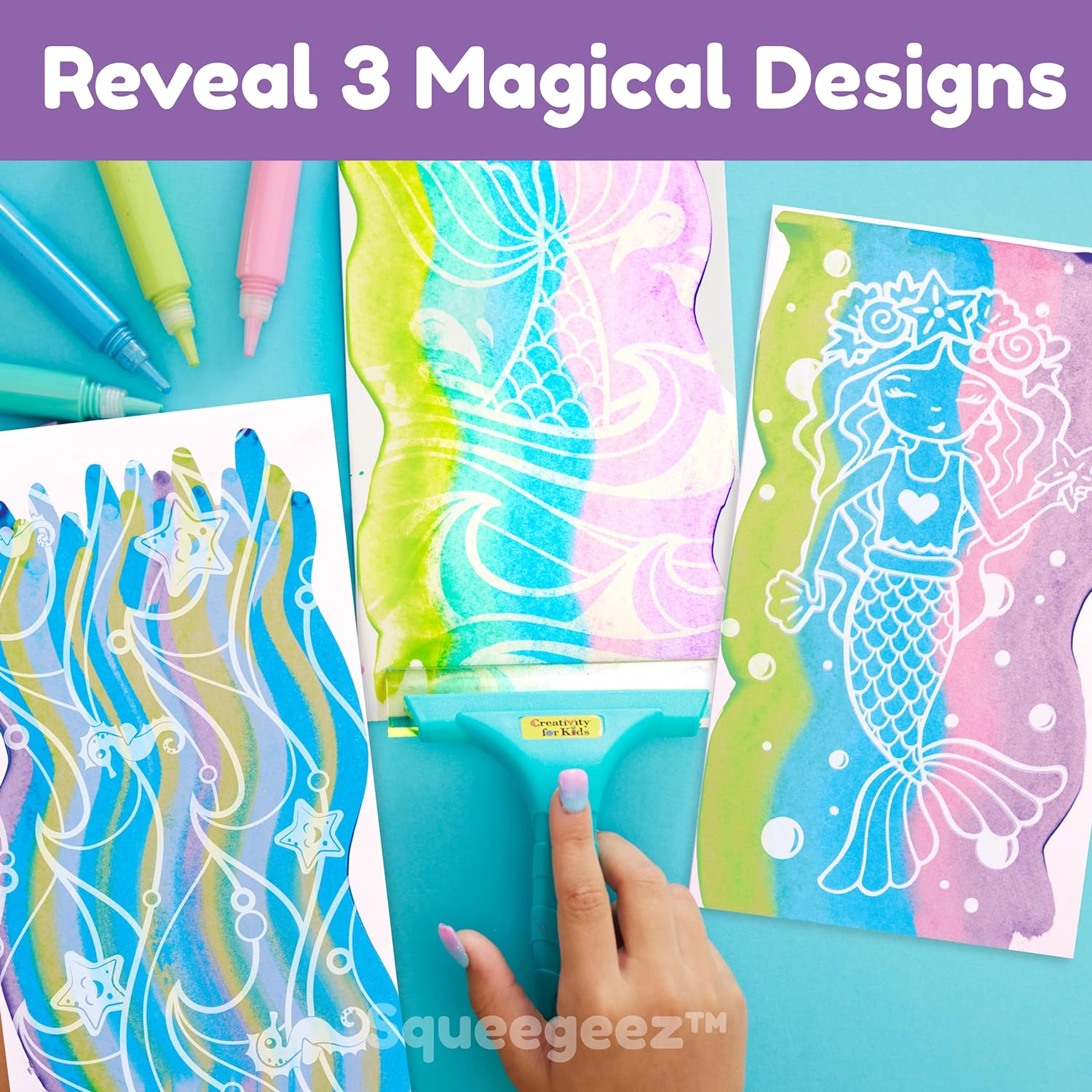 Squeegee Art Mermaid