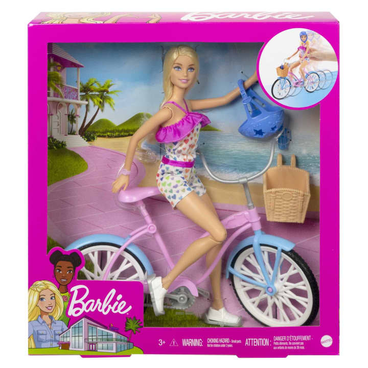 Barbie Doll & Bicycle-1