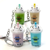 Cat Tea Boba Floaty Key