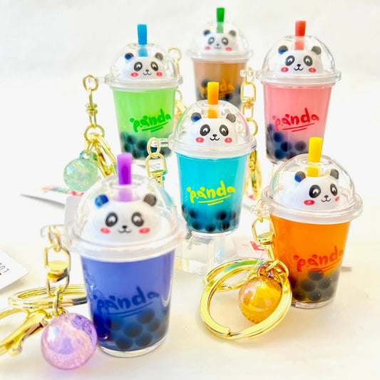Panda Boba Tea Key Chain-1