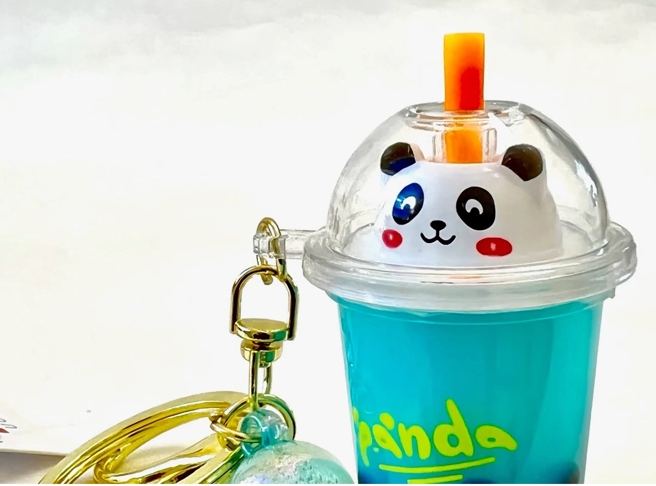 Panda Boba Tea Key Chain-2