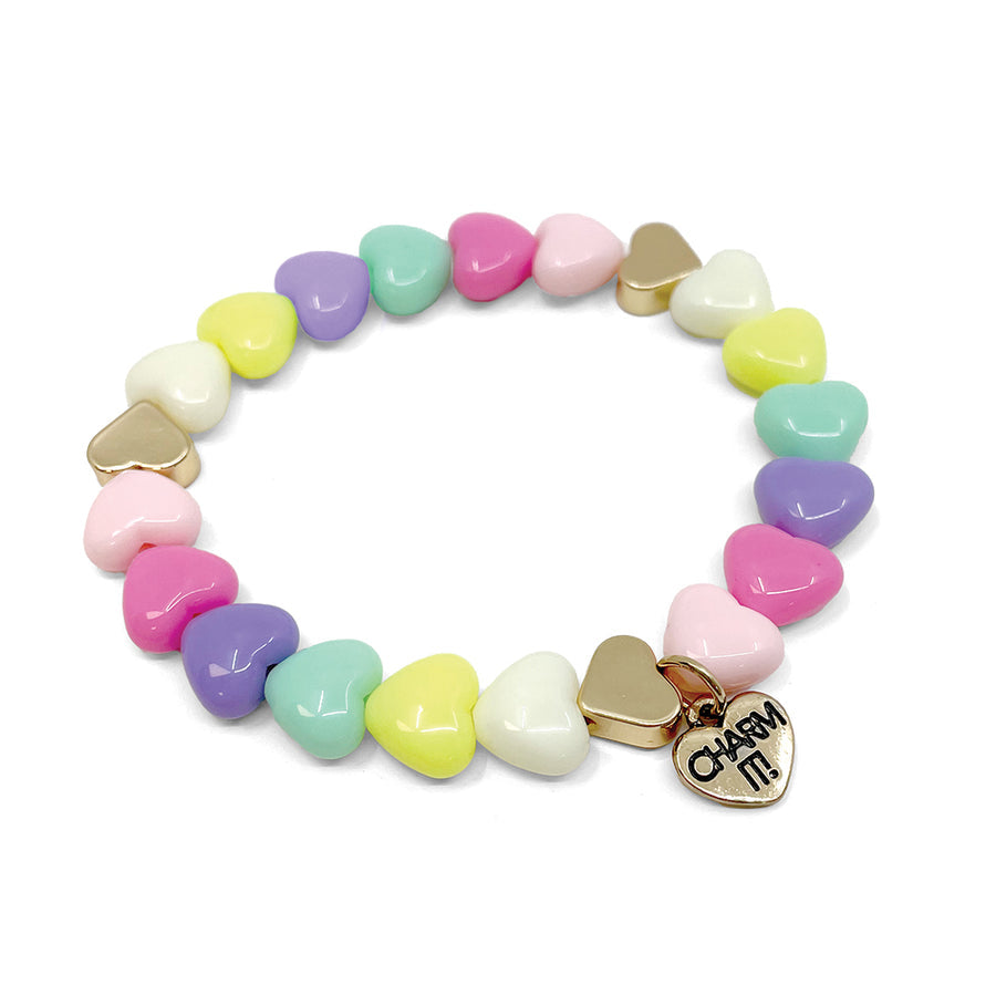 Charm It! Bracelet Pastel Heart-1