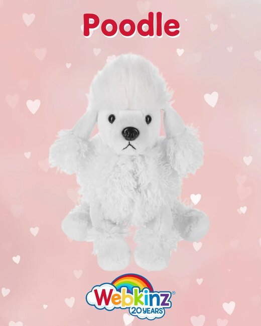 Webkinz White Poodle-1
