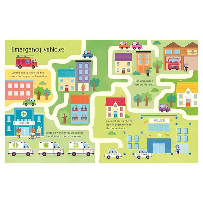 Wipe-Clean Things That Go Activities-3