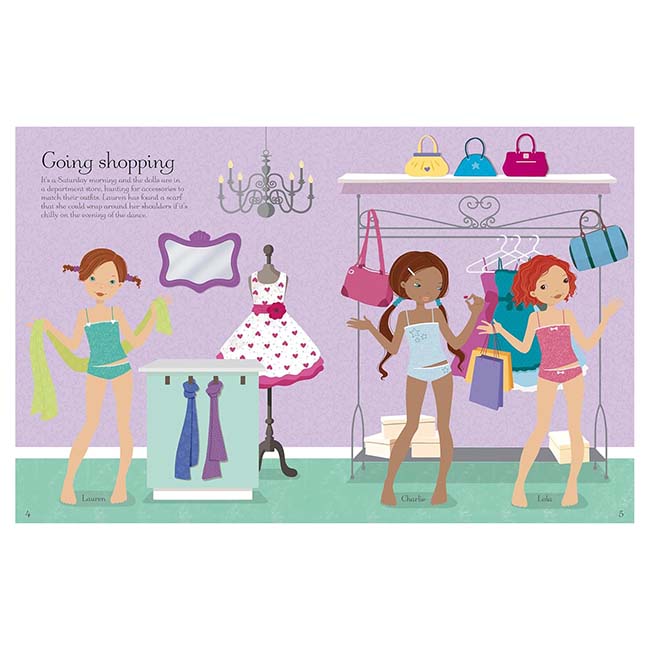 Sticker Dolly Dressing School Dance-2