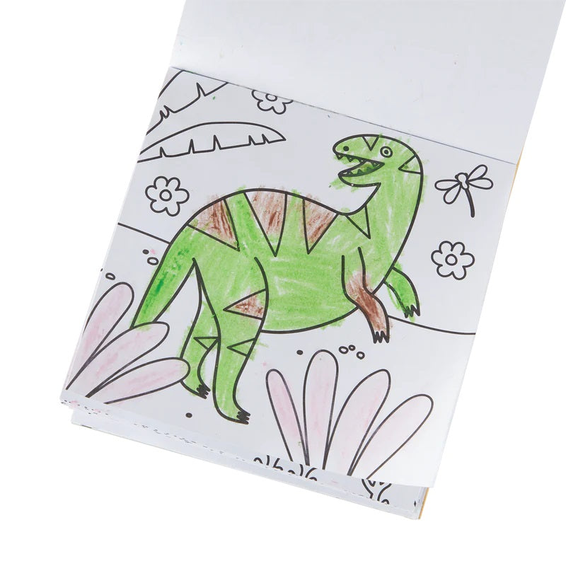 Carry Along Coloring Book Set Dinoland-4