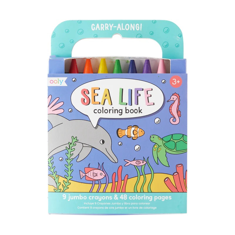Sea Life Carry Color Book-1