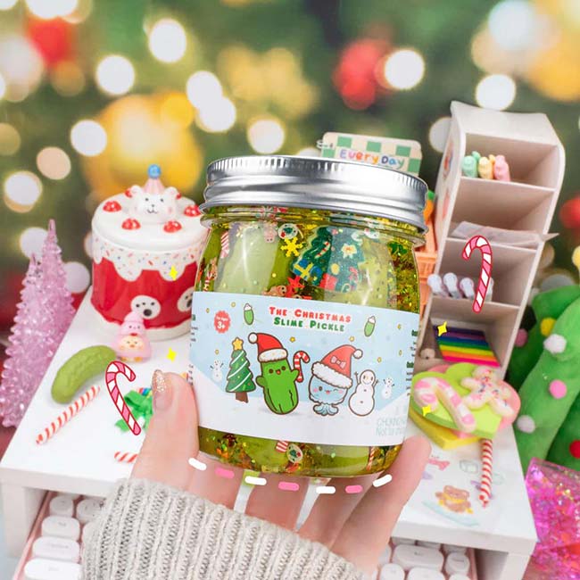 Christmas Pickle Slime-3