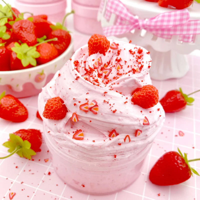 Strawberry Mousse Slime-2