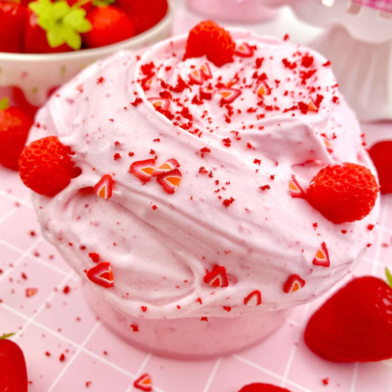 Strawberry Mousse Slime-3