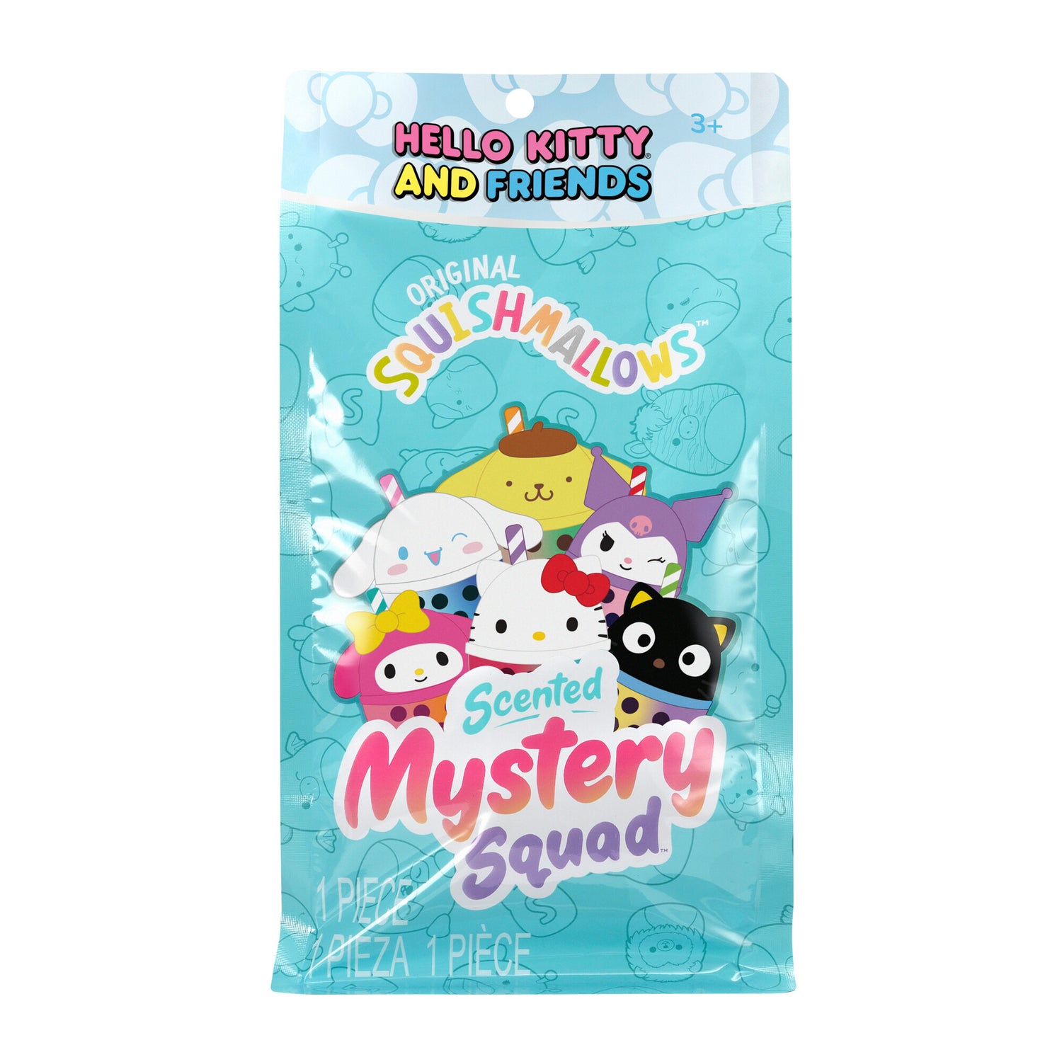 Squishmallow 5 Inch Hello Kitty and Friends Boba Themed Scented Blind Bag