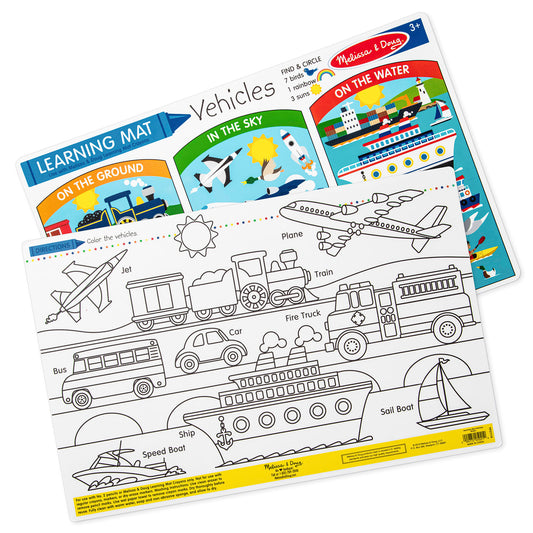 Vehicles Learning Mat-1