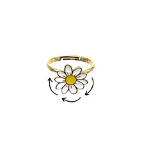 Daisy Fidget Spinner Ring-1