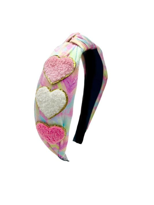 Varsity Heart Knot Headba-1