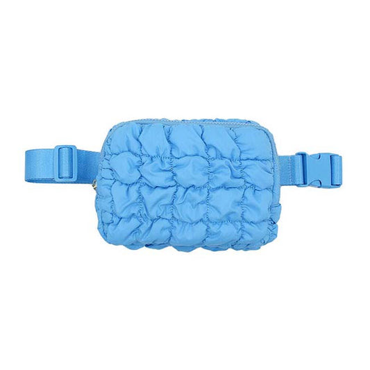 Waist Pack Puffer Blue