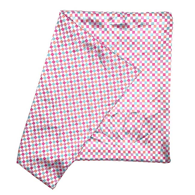 Satin Check Pillowcase-2