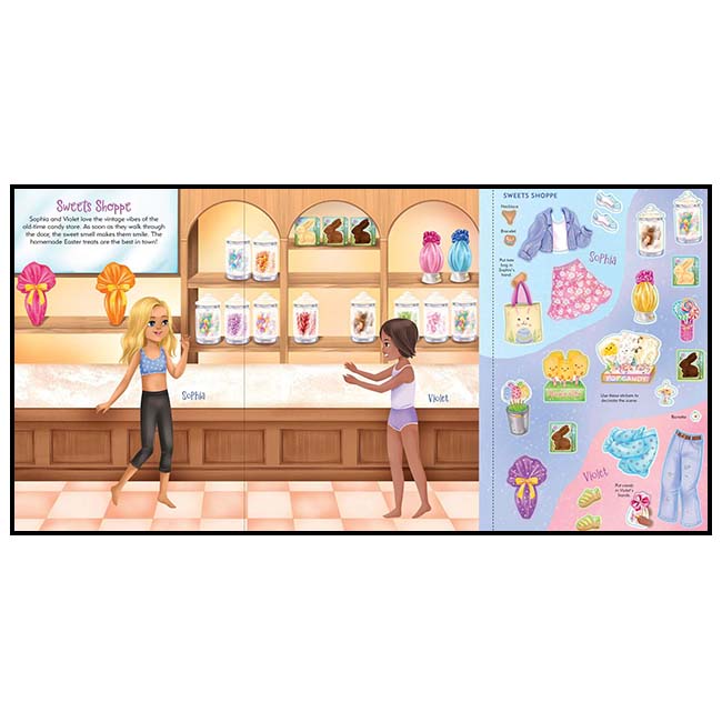 Easter Fun Stckr Doll Bk-4