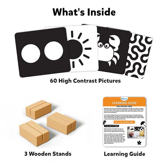 High Contrast Flash Cards for Infants-2