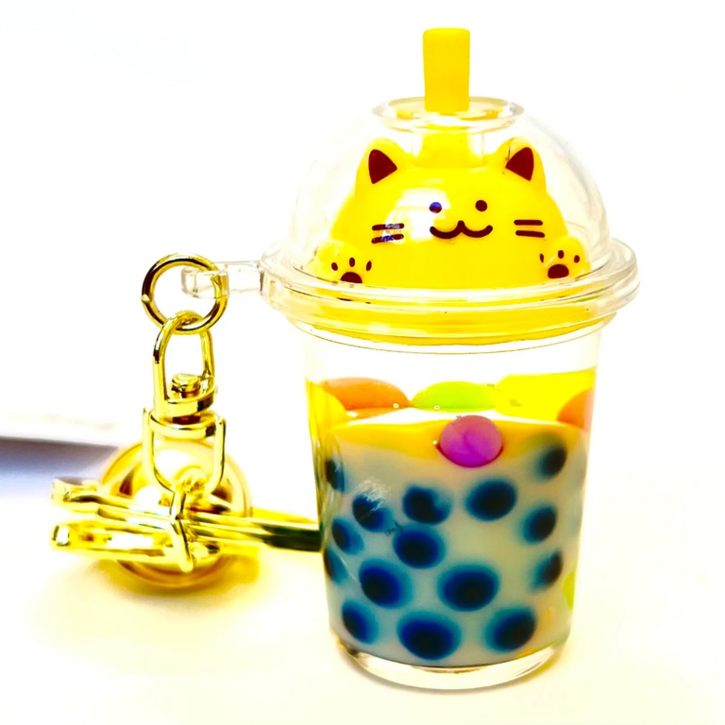 Pastel Kitty Floaty Keych