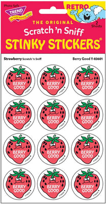Berry Good! Strawberry Scratch 'n Sniff Stinky Stickers®