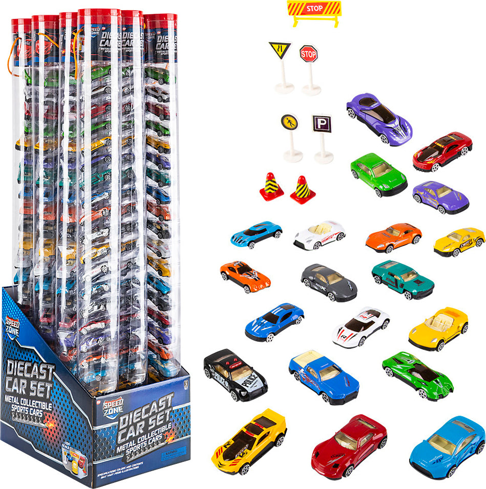Die Cast Car Tube Set-1