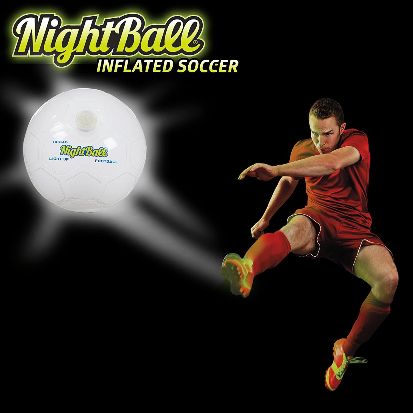 Night Soccer Ball White