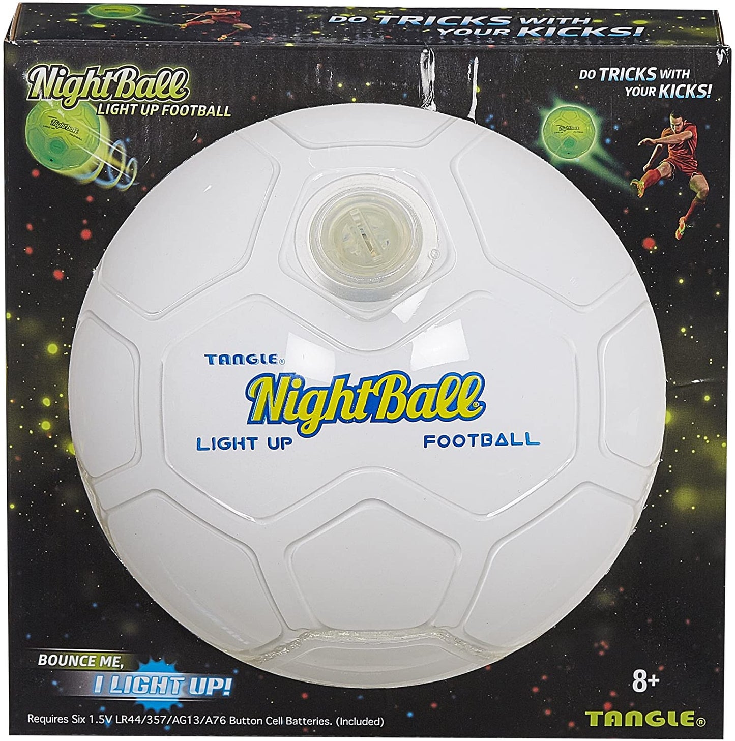 Night Soccer Ball White