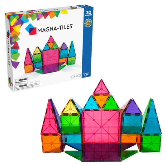Magnatiles 32pc Clear-1