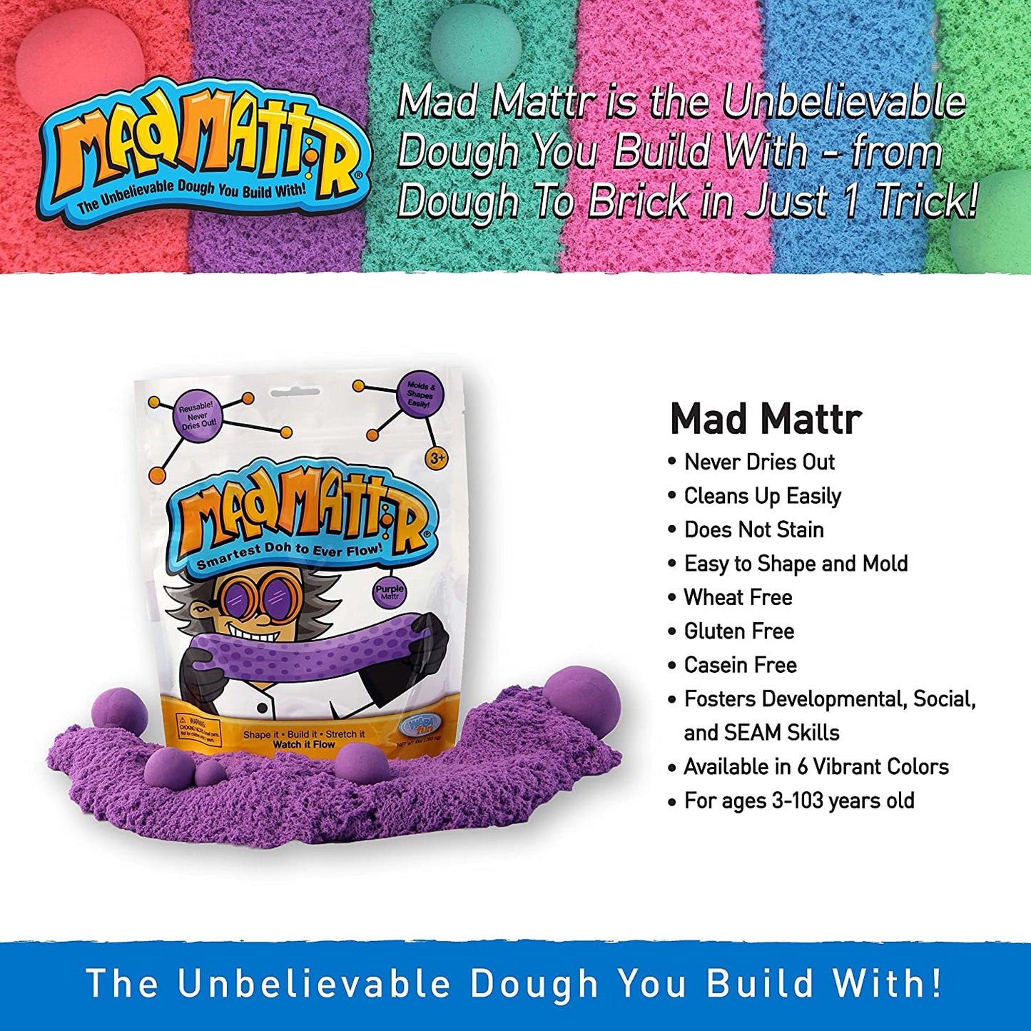 Mad Mattr Blue 10 Oz Bag