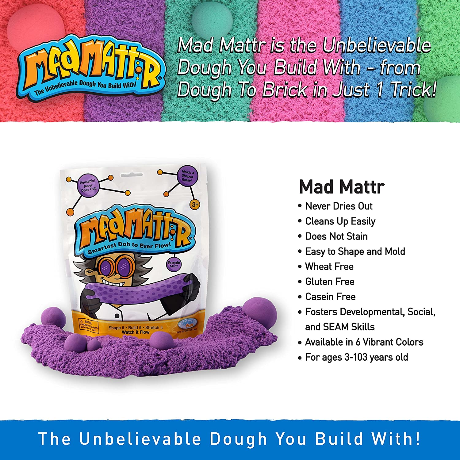 Mad Mattr Blue 10 Oz Bag