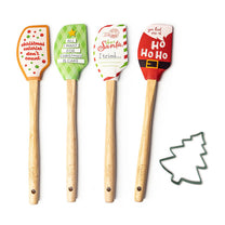 Holiday Spatula & Cookie Cutter Set