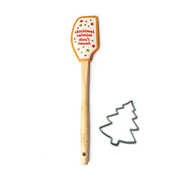 Holiday Spatula & Cookie Cutter Set