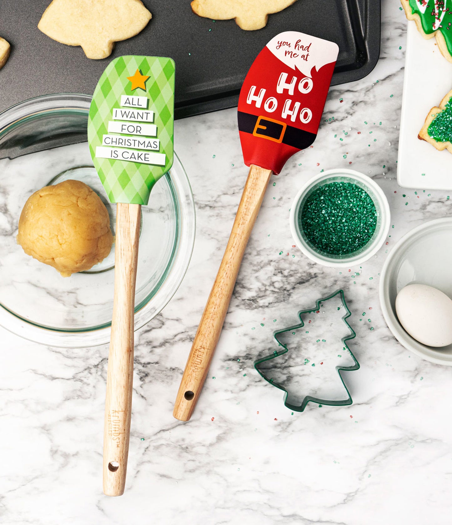 Holiday Spatula & Cookie Cutter Set
