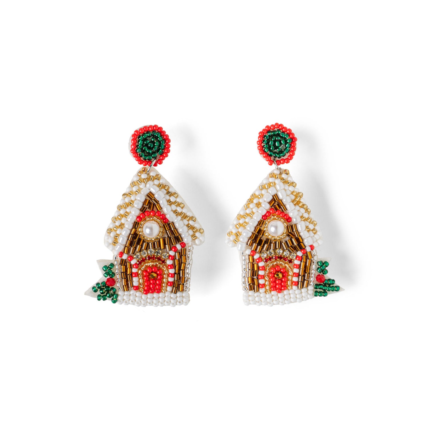 Holiday Beaded Earrings, Soul Stacks