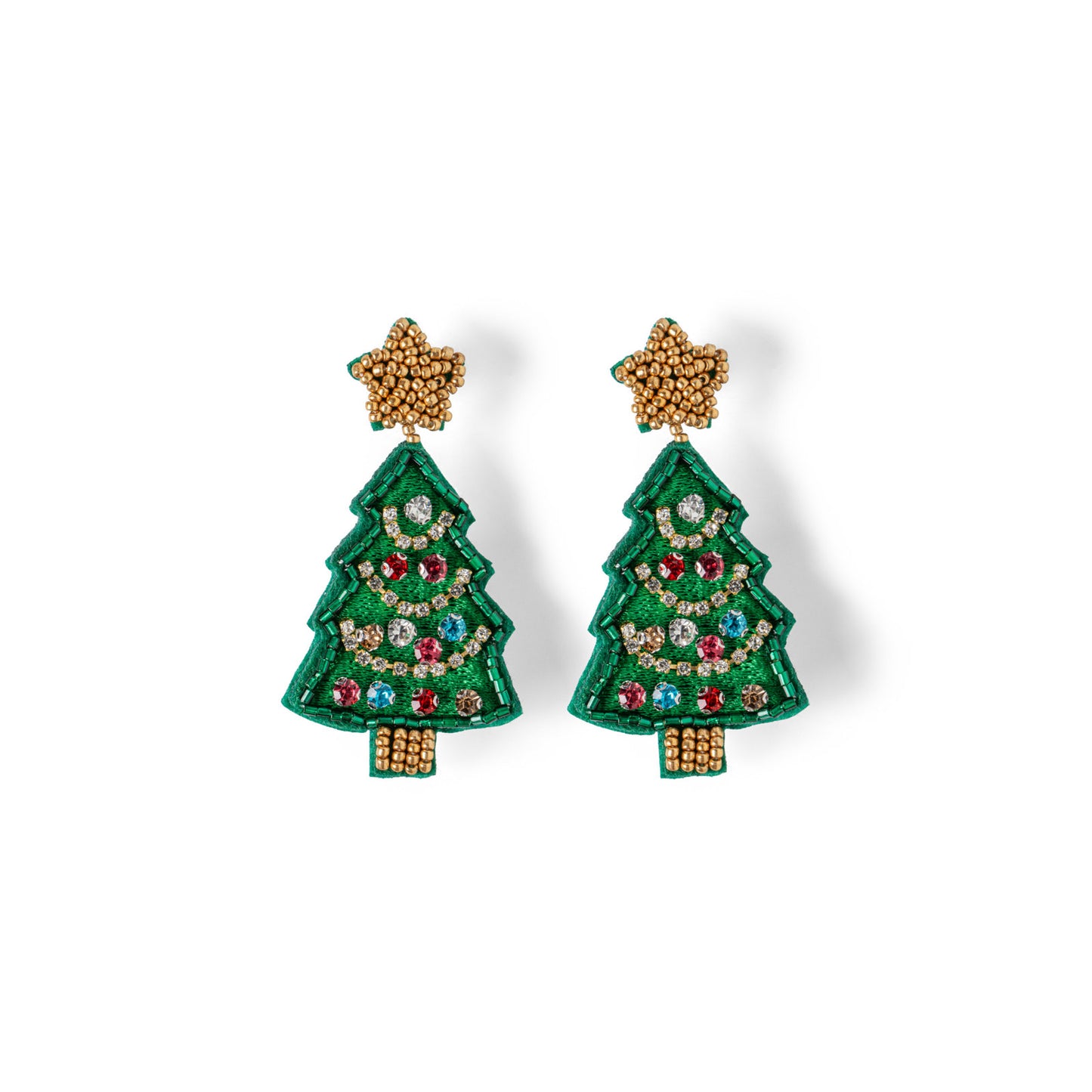 Holiday Beaded Earrings, Soul Stacks