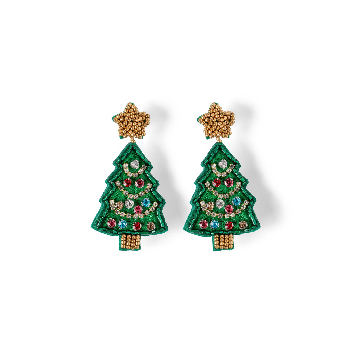 Holiday Beaded Earrings, Soul Stacks